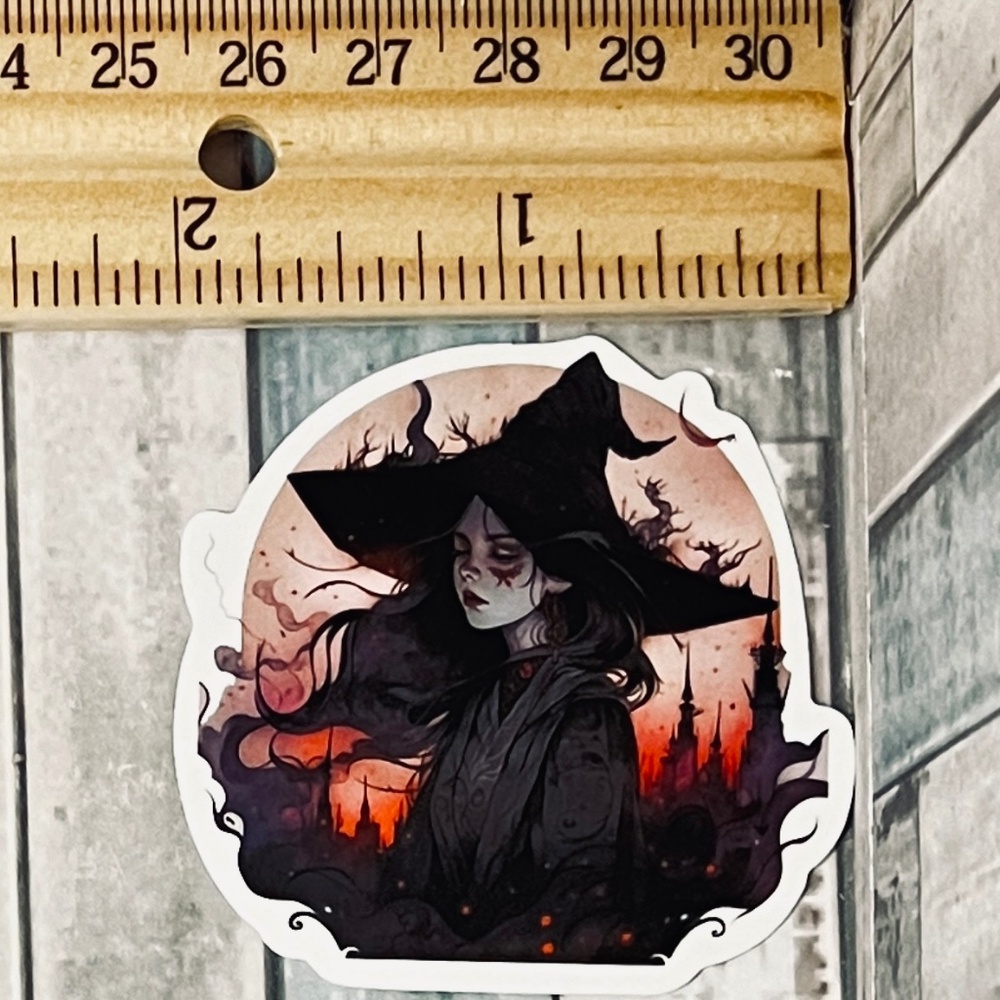 🌀10/$10🌀 Enchanted Forest & Witch Reusable Waterproof Vinyl Sticker Decal